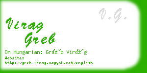 virag greb business card
